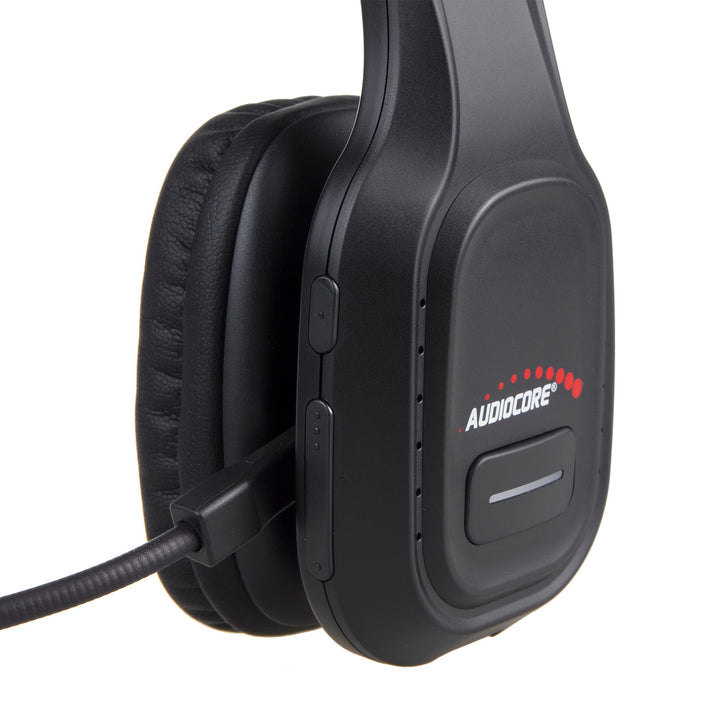 Audiocore 74452 Bluetooth-headset Hoofdtelefoon Ruisonderdrukking Microfoon CallcenterGoogle Siri Office Draadloos