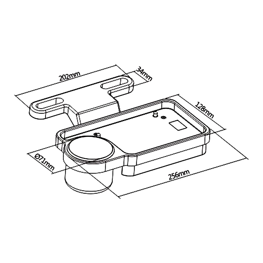 Organizador para el reposacabezas del coche Soporte plegable para el reposacabezas del coche Soporte para el teléfono móvil Soporte para bebidas del coche