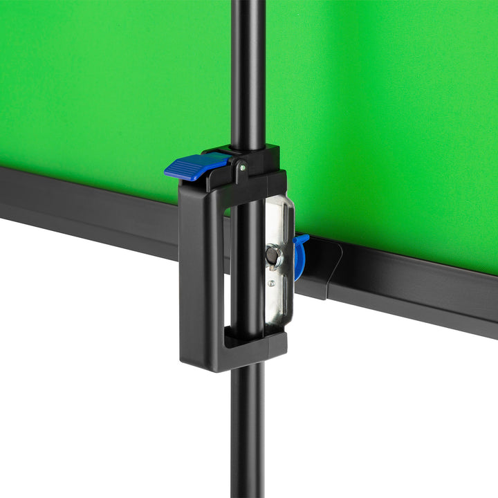 Maclean MC-931 Green Screen Background with Adjustable Stand 92" 150 x 180cm Tripod Greenscreen for Photography, Video, Live Streaming Photo Background Adjustable Height