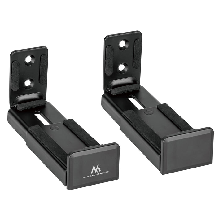 Soporte de pared universal para Soundbar Altavoz Soporte de pared Caja de fijación Profundidad ajustable 90~154mm hasta 15kg 2x Soportes Par