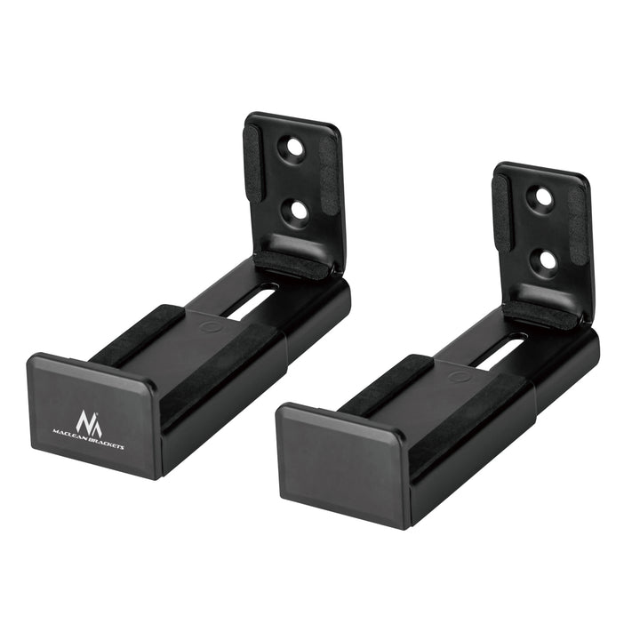 Maclean MC-932 Universal Soundbar Mount Wall Mount Bracket for Soundbar Speaker Box Fixing Adjustable Depth 90~154mm up to 15kg Brackets Pair