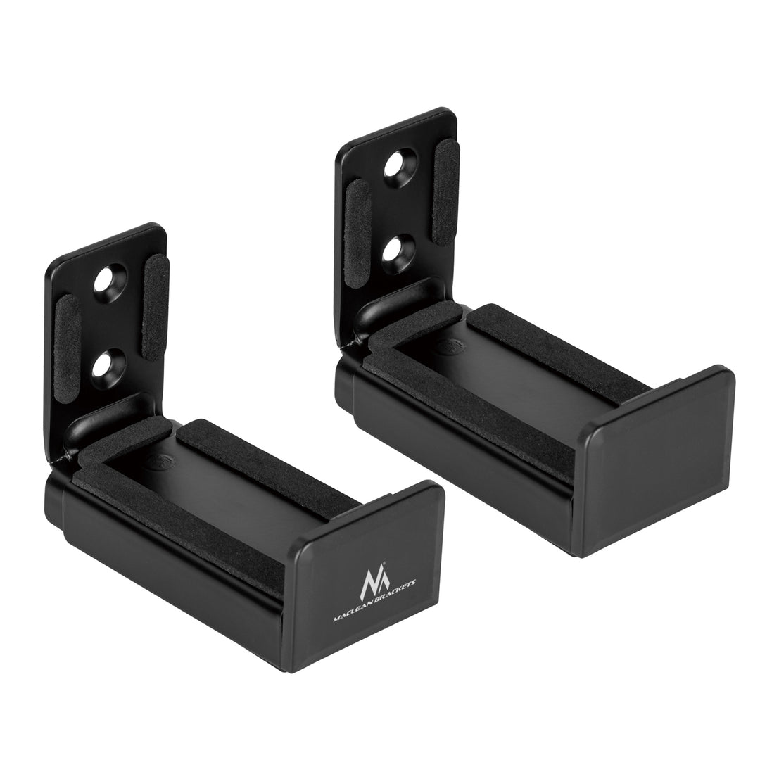 Soporte de pared universal para Soundbar Altavoz Soporte de pared Caja de fijación Profundidad ajustable 90~154mm hasta 15kg 2x Soportes Par