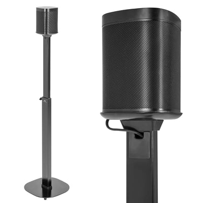 Maclean MC-940 Soporte de suelo para altavoz compatible con Sonos® One,Sonos® One SL, máx. 10 kilos