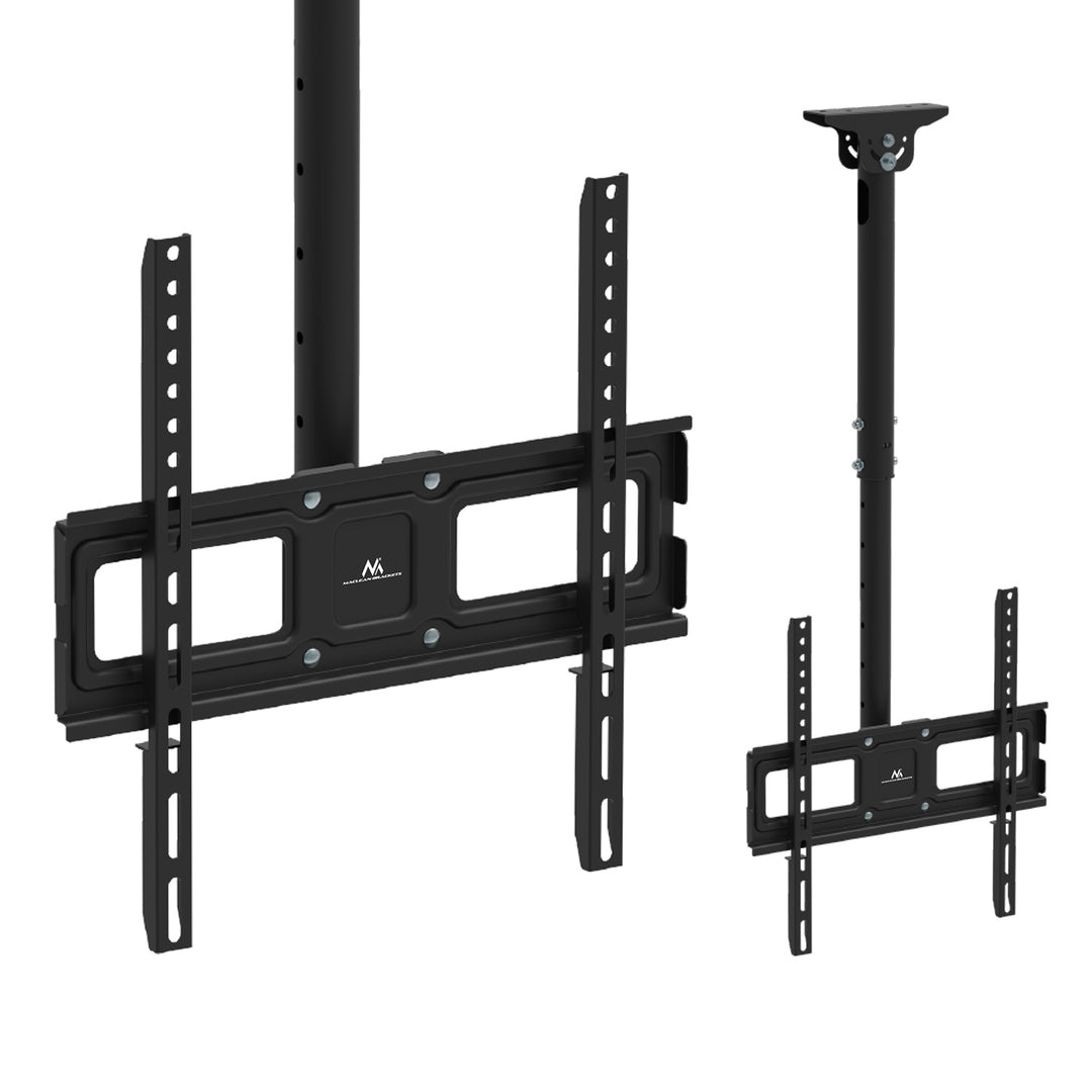 Soporte de techo Maclean para TV, VESA 400x400, 32"-50", distancia al techo 717-1017mm, máx. 35kg, MC-943