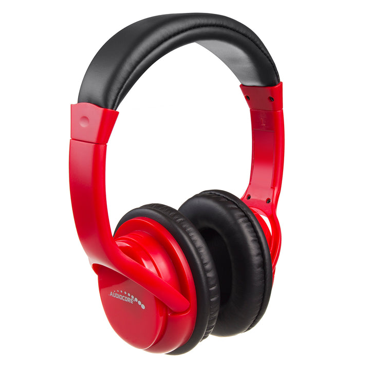 Over-Ear Bluetooth-Kopfhörer Wireless Kabellos Bluetooth V5.0 Kompatibel mit Android iOS Gaming Gym 200 mAh Akku (Rot)