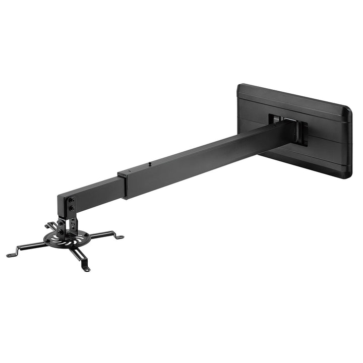 Support pour vidéoprojecteur à courte distance Support mural Guide-câble Rotation 360° Support universel pour vidéoprojecteur jusqu'à 15kg