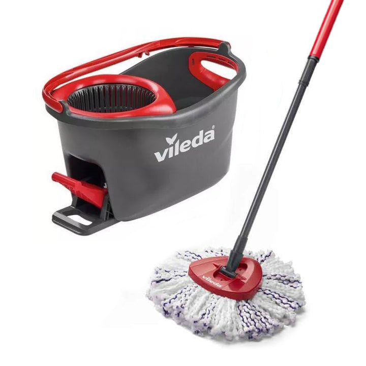 Vileda 167751 Turbo Mop and Bucket Set 3in1 Microfibre Box