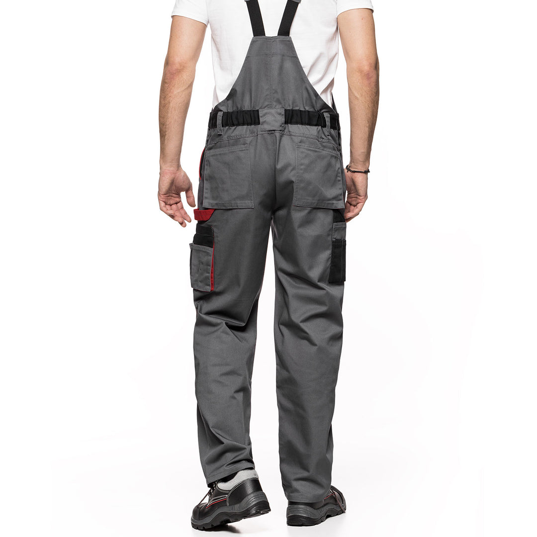 Lennox Avacore Bib Pants Gray-Black, Size 52 (94-98) – Durable and Functional Workwear with a Sleek Design for Enhanced Comfort and Performance