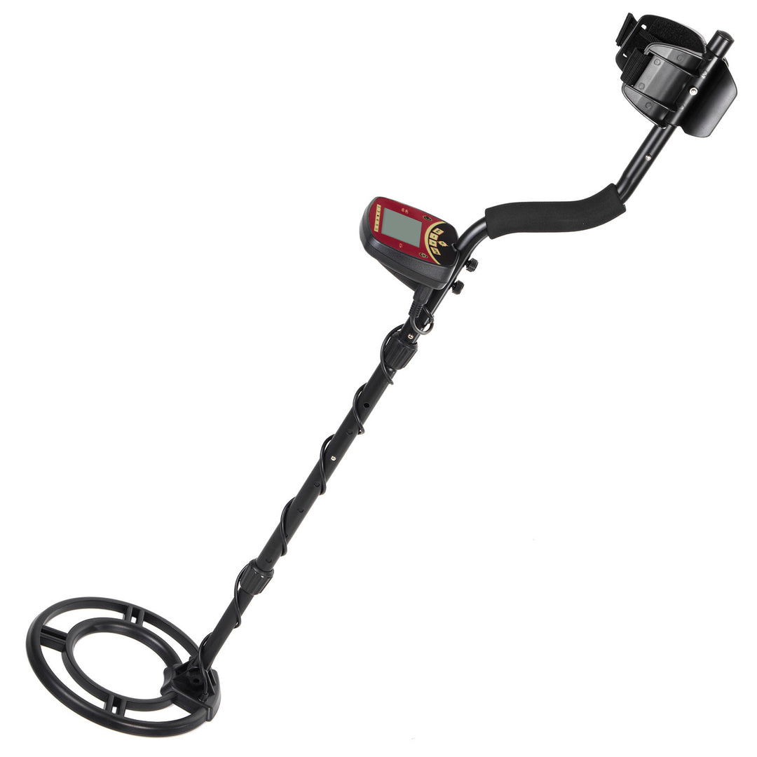 Maclean MCE996 Trapper Metal Detector with 240mm Waterproof Search Coil and LCD Display DISC Mode Metal Detector Pinpoint Wireless Battery Operated