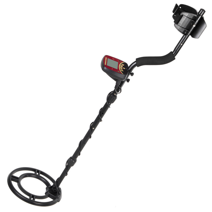 Maclean MCE996 Trapper Metal Detector with 240mm Waterproof Search Coil and LCD Display DISC Mode Metal Detector Pinpoint Wireless Battery Operated