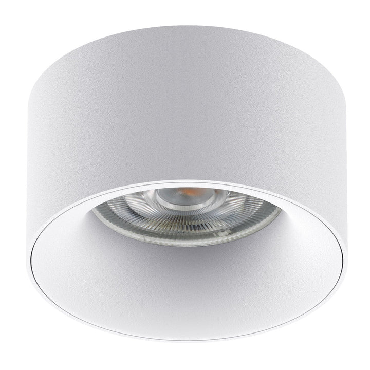 Maclean MCE457 Flush Mount / Tube Spot Round Aluminum GU5.3, 70x40mm White W/W