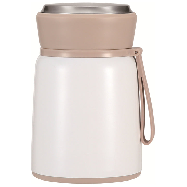 Thermos-Lebensmittelbehälter Thermobehälter für Essen Edelstahl inkl. Klapplöffel 530ml