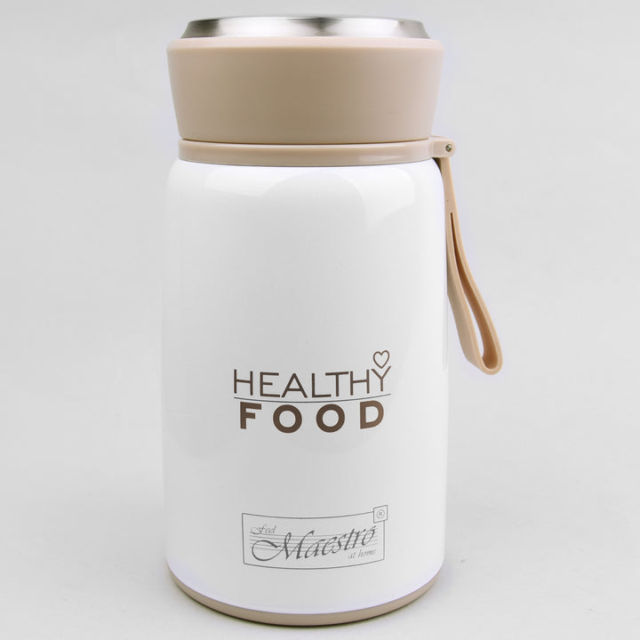 Contenitore termico per alimenti Thermos in acciaio inossidabile con cucchiaio pieghevole 800ml