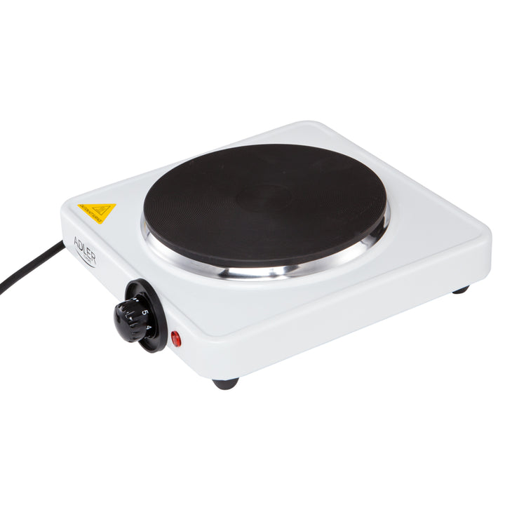 Adler AD 6503 Single Electric Stove Hot Plate Hob 1500W Adjustable Temperature Mini Stove