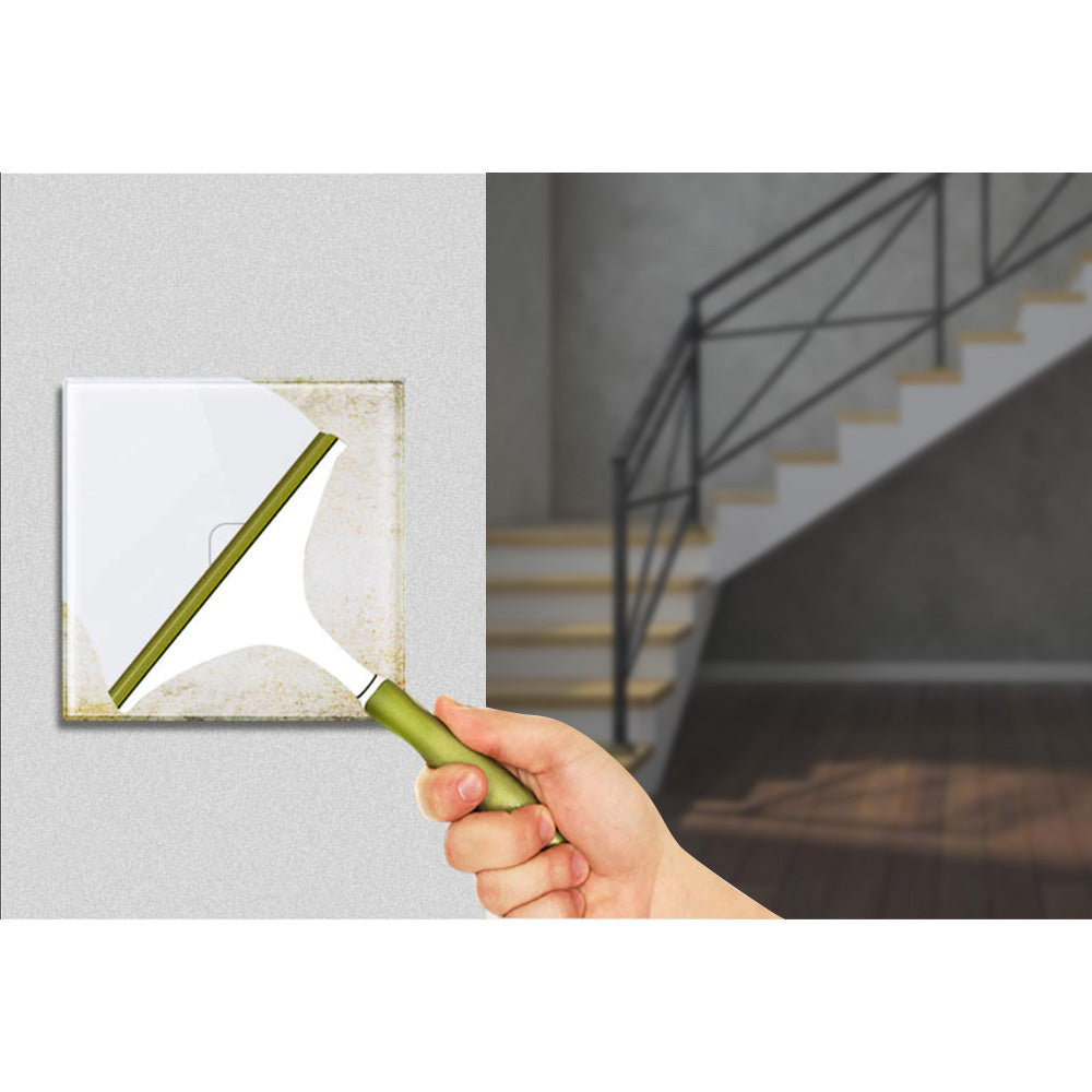 Touch Toggle Switch Light Switch Cross Switch Wall Switch Stair Switch with Color Change LED Backlight Recessed Switch 1-fold Angular