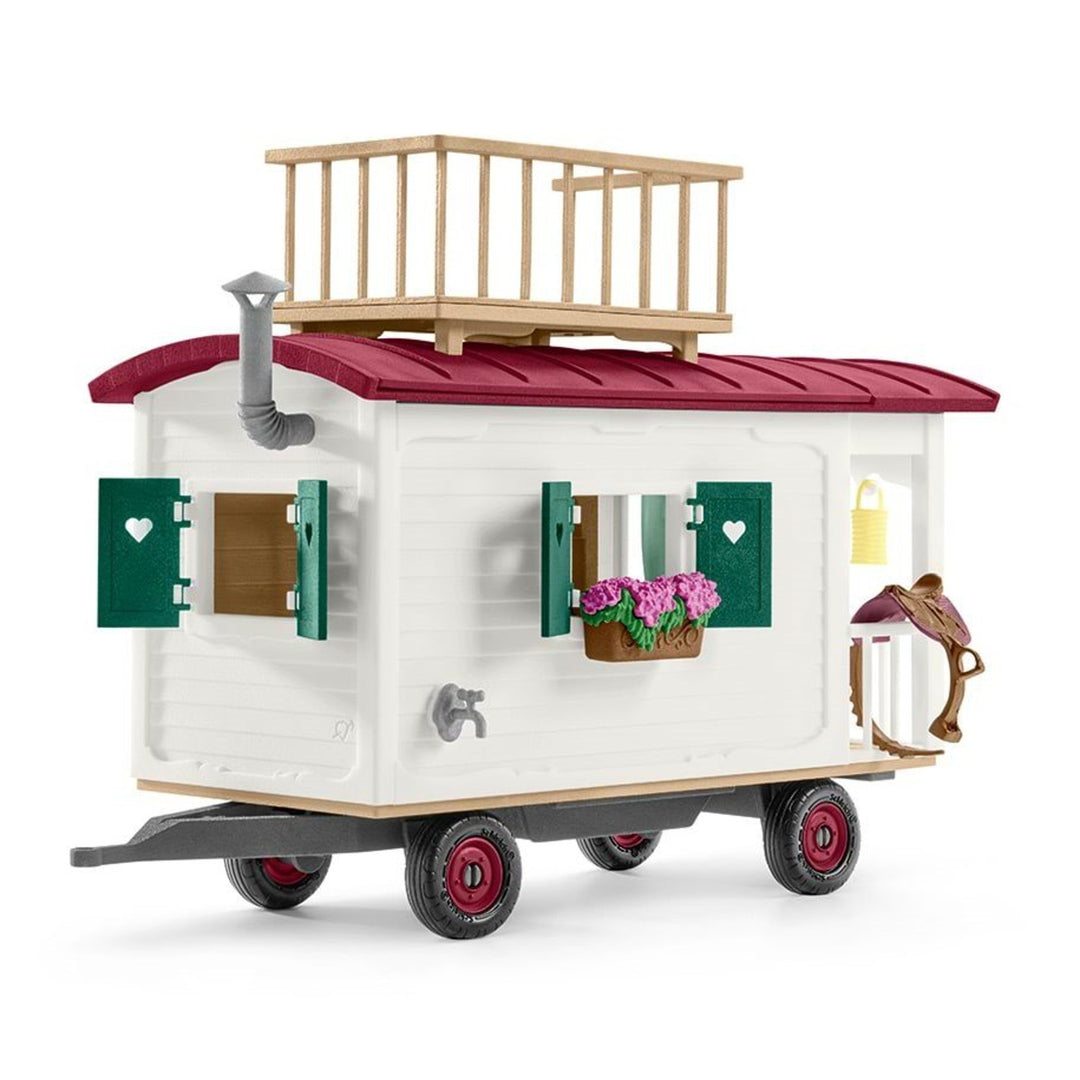 Schleich SLH42415 Caravana del Club de Caballos Schleich Para Reuniones Secretas del Club Juego de Figuras