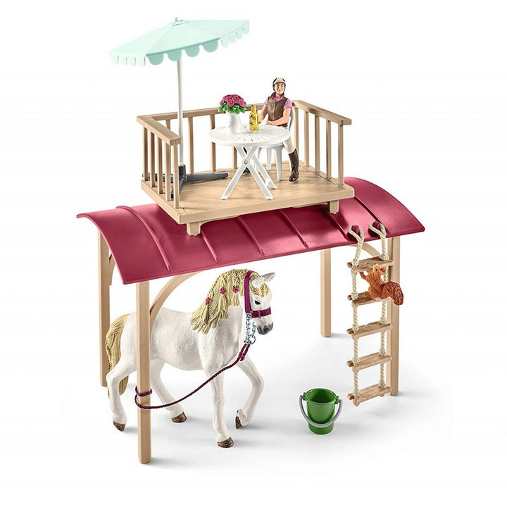 Set de figurines Schleich SLH42415 Horse Club Caravan pour Club de Réunions secrètes