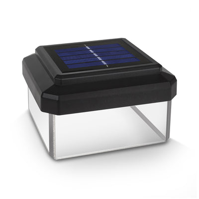 Lámpara solar de poste de cerca LED GreenBlue GB128 100*100 con sensor de anochecer