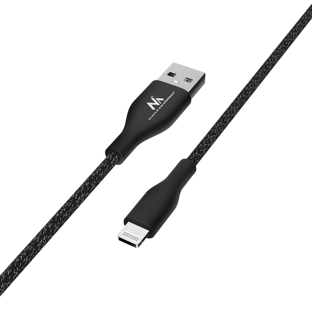 USB-A-auf-Lightning-Kabel MFi-zertifiziertes Ladekabel Datenübertragungskabel Kompatibel mit iPhone/iPod/iPad 5V/2.4A Fast Charge