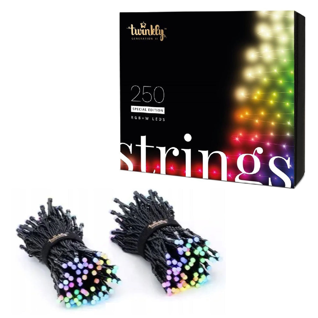 Stringa 250 Luci Led RGB+W, Luci di Natale Regolabili da Smartphone  Twinkly