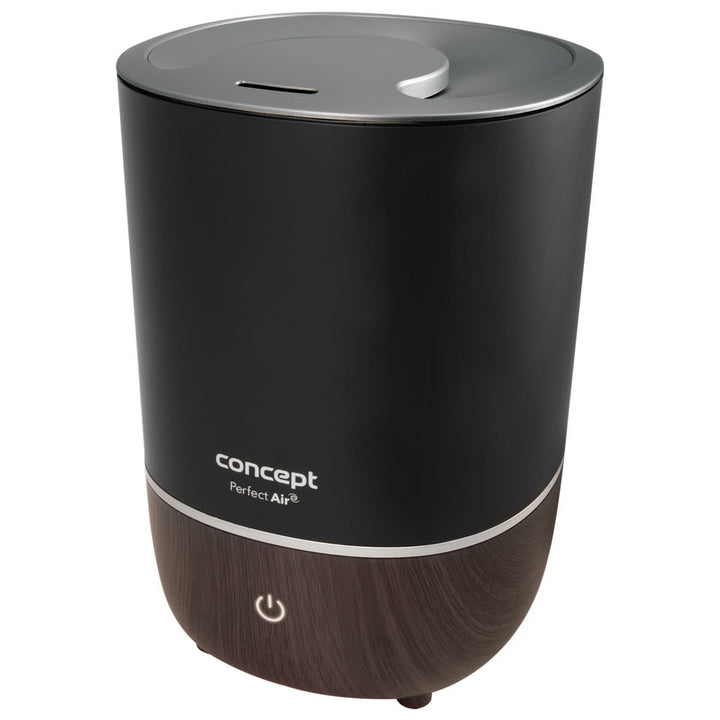 Concept  ZV1210 Perfect Air Humidificateur d'air Diffuseur d'aromathérapie 4L 3 niveaux d'intensité de vapeur Noir