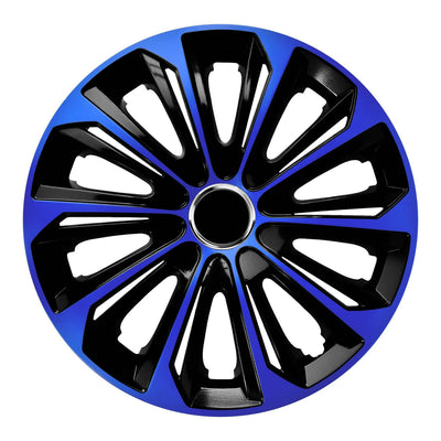 NRM 14 " Hubcaps Wheel Cuvers Trims Car Blue 4 PCS set weather Resistant Universal