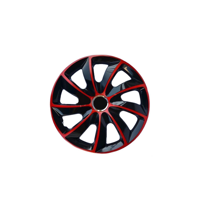 Copricerchi coprimozzi NRM EXTRA STIG ROSSO NERO  4 pezzi