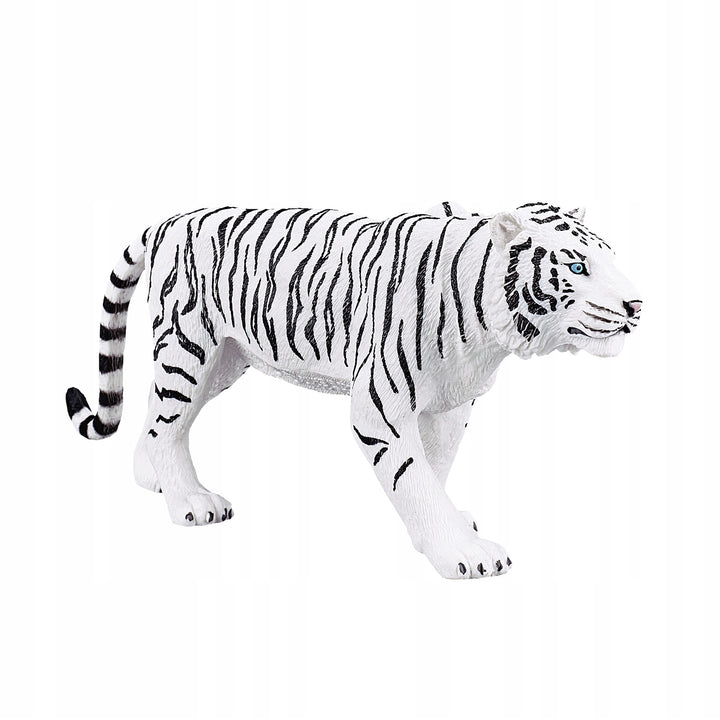 Figurine Mojo Animal Planet White Tiger faite à la main 387013 XL