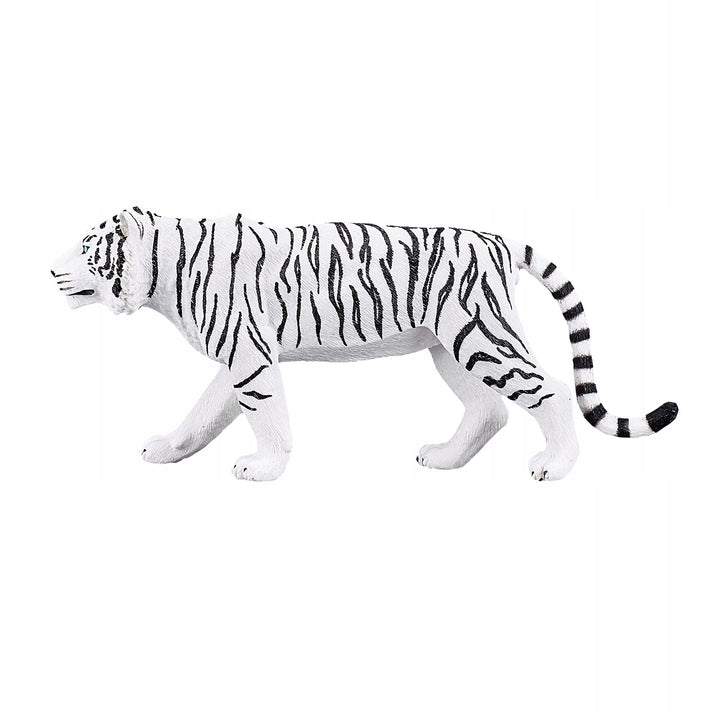 Figurine Mojo Animal Planet White Tiger faite à la main 387013 XL