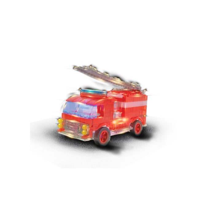 Laser Pegs 12w1 Fire Truck Domare l'elemento del fuoco