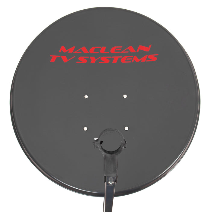 Antenna parabolica Maclean TV System, acciaio fosfatato, grafite, 65cm, MCTV-926