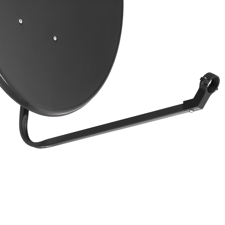 Antenna parabolica Maclean TV System, acciaio fosfatato, grafite, 65cm, MCTV-926