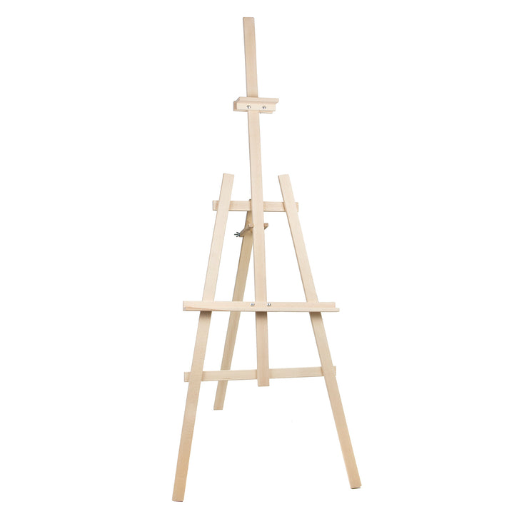 WOODOK Painting Easel Height Tilt Adjustment Stable Beech Wood Natural Eco Foldable Professional