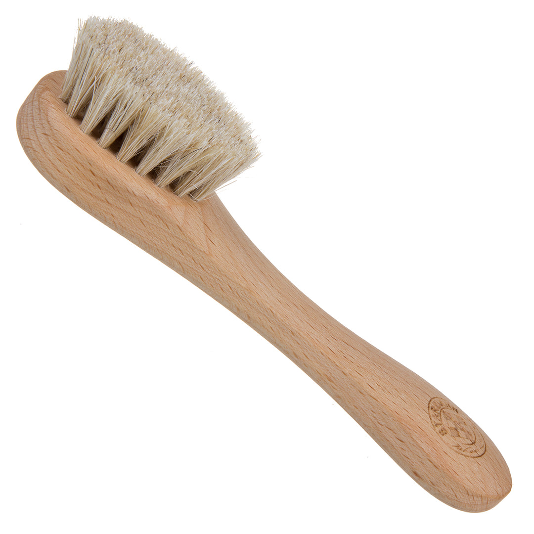 Facial Brush Face Dry Massage Skin Horse Hair Cleansing Beech Wood Exfoliating