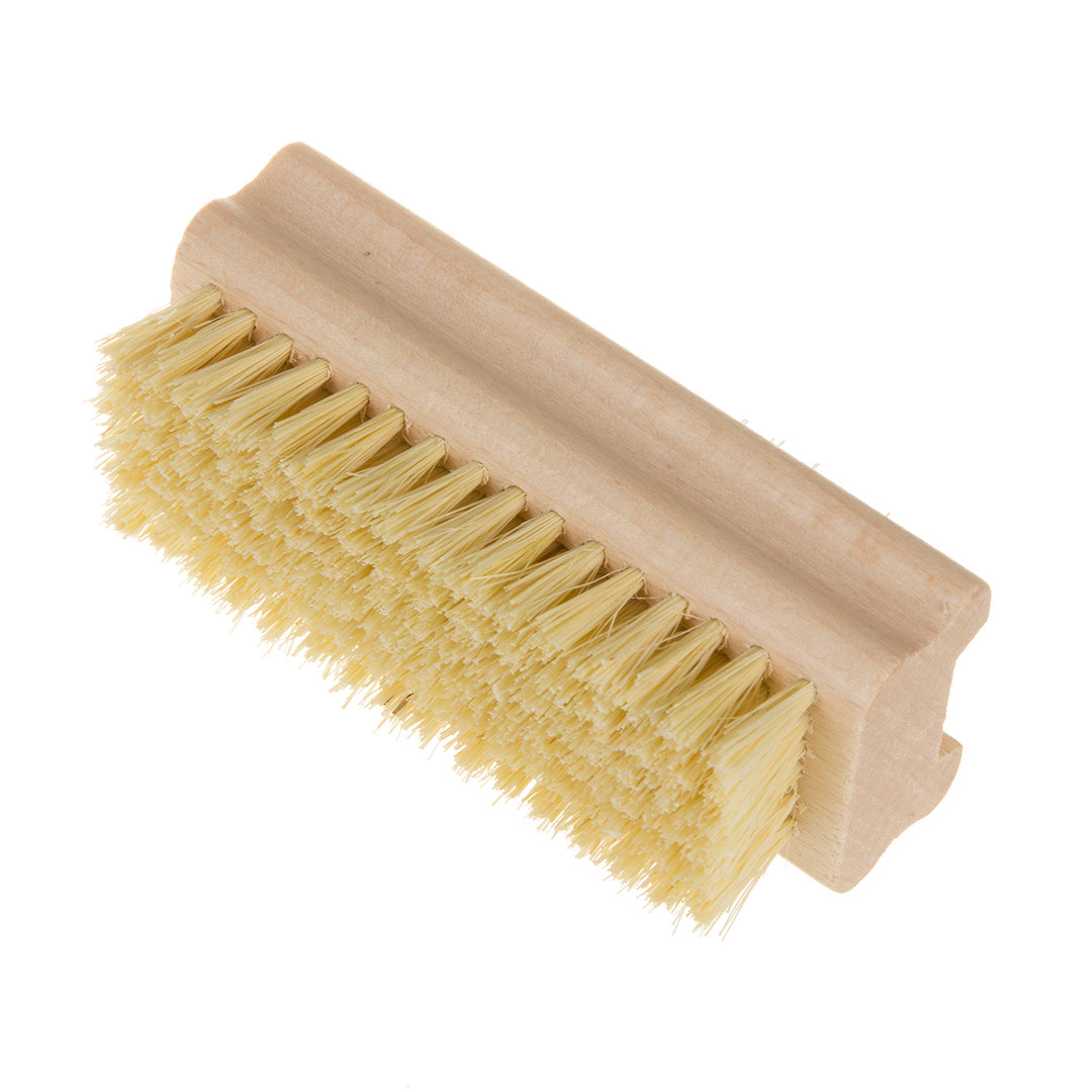 Nettoyage Nail à main en bois Brosse Brosse Tampico Tampico Beech Wood Dry Massage Scrubbing