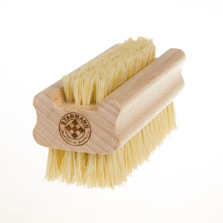 Nettoyage Nail à main en bois Brosse Brosse Tampico Tampico Beech Wood Dry Massage Scrubbing