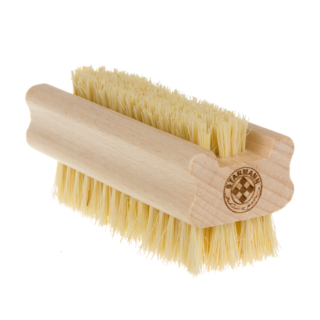 Nettoyage Nail à main en bois Brosse Brosse Tampico Tampico Beech Wood Dry Massage Scrubbing