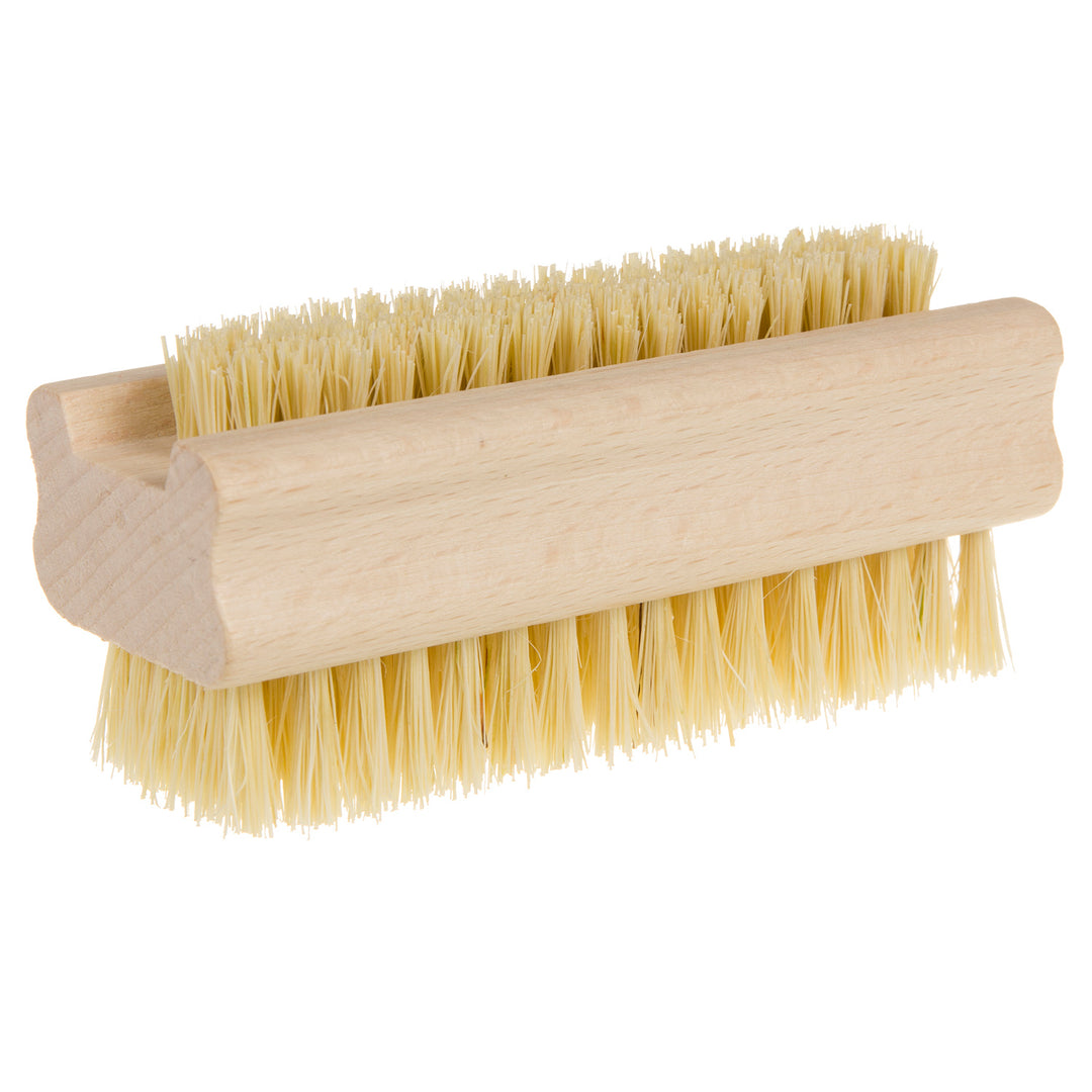 Nettoyage Nail à main en bois Brosse Brosse Tampico Tampico Beech Wood Dry Massage Scrubbing