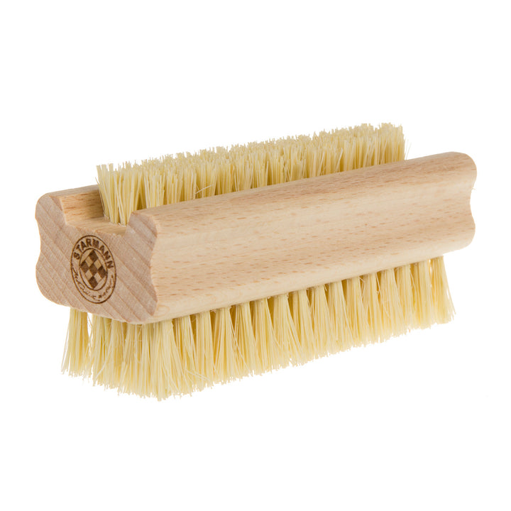 Nettoyage Nail à main en bois Brosse Brosse Tampico Tampico Beech Wood Dry Massage Scrubbing