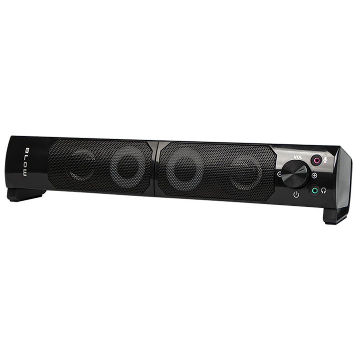 Computerluidsprekers 2.0 soundbar Blow MS-28 veelkleurige RGB LED-achtergrondverlichting