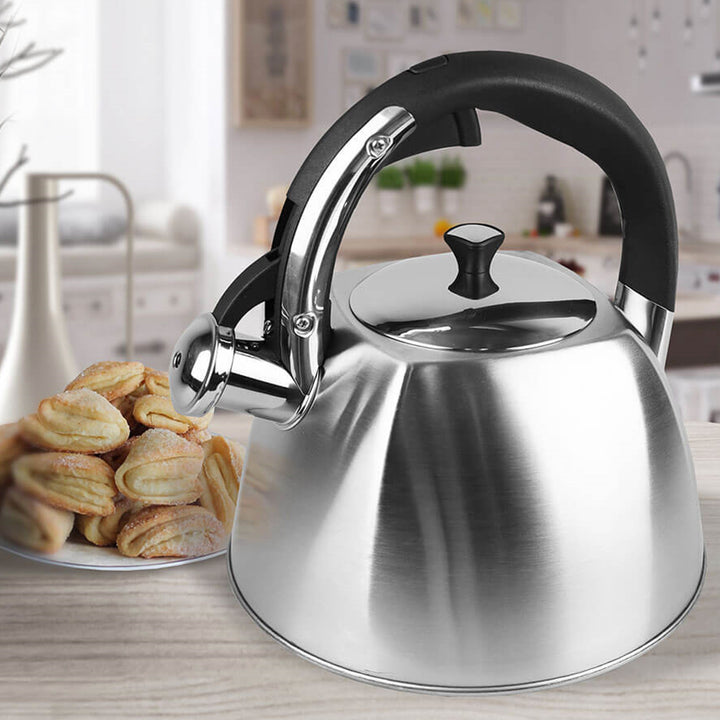 Kettle Lid Whistle 2.2L Stainless Steel Induction Gas Electric Vitroceramic All Cookers