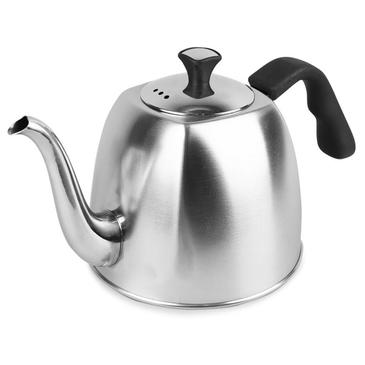 Teapot Kettle Tea Herbs Strainer 1.1L All Cookers Gas Induction Stainless Steel