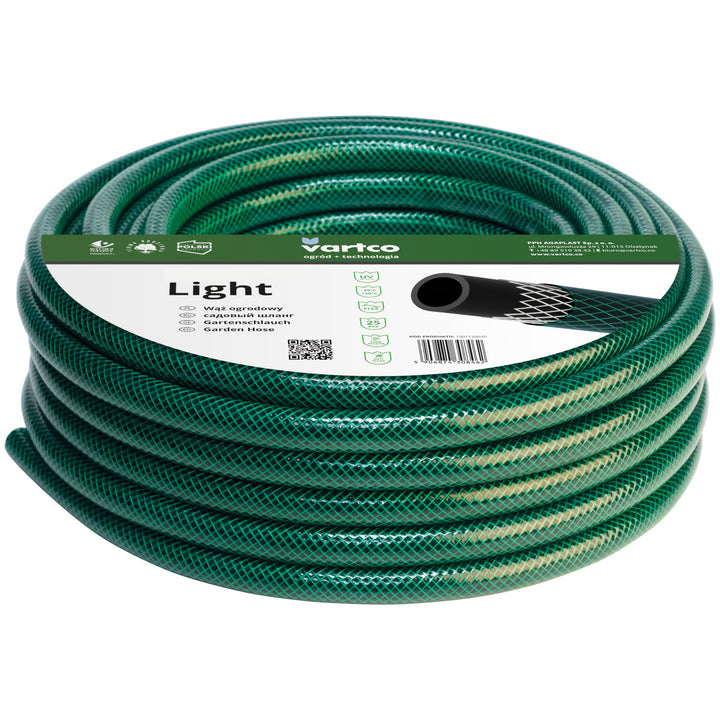 Tuyau d'arrosage flexible 1/2" Vartco Light 20m 3 couches