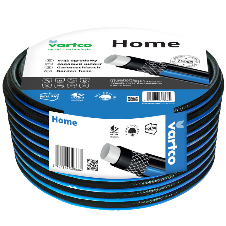 Vartco Home 1/2" flexible garden hose 30m 4 layers