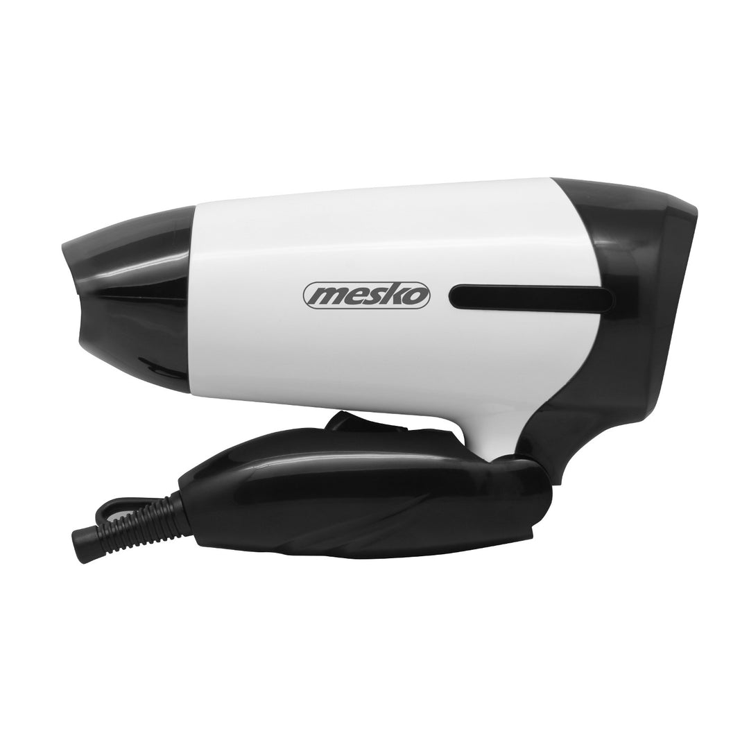 Mesko MS 2262 Travel Hair Dryer Folding Handle Hot Air Flow 2 Powers 1000W Lightweight