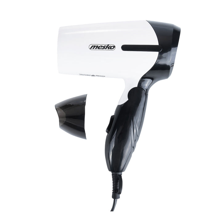 Mesko MS 2262 Travel Hair Dryer Folding Handle Hot Air Flow 2 Powers 1000W Lightweight