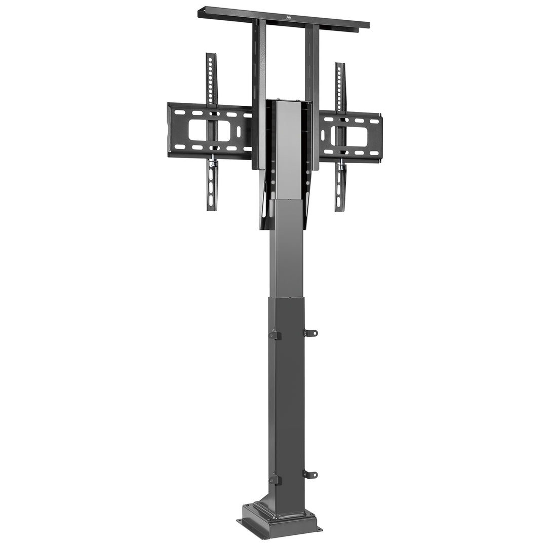 Maclean MC-866 Electric TV Lift Floor Ceiling Mount Bracket Universal Adjustable 37'' - 65" Remote Control 50kg VESA Premium Quality