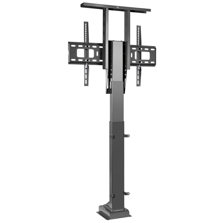 Maclean MC-866 Electric TV Lift Floor Ceiling Mount Bracket Universal Adjustable 37'' - 65" Remote Control 50kg VESA Premium Quality