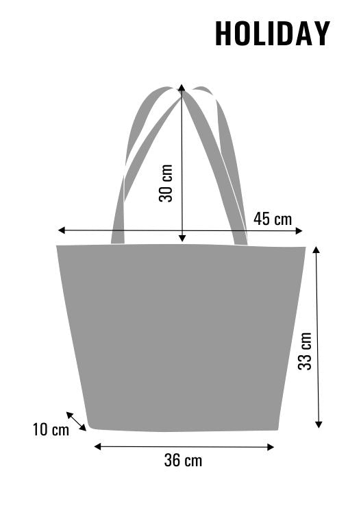 ARCO Schoudertas Holi met Rits  Dames Shopper Geschikt voor A4 Draagtas met motief Lavender