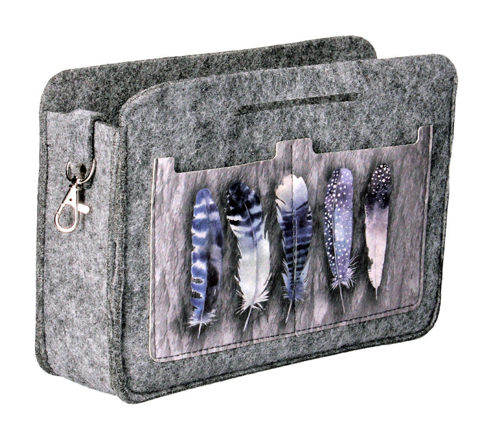 Trousse de toilette Bertoni avec fermeture éclair Pochette cosmétique pour maquillage Organiseur en feutre, motif Fly Away